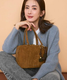 【SALE／20%OFF】23区 【WEB&一部店舗限定】スエード ボストン バッグ ニジュウサンク バッグ ボストンバッグ ブラック カーキグリーン ブラウン【送料無料】