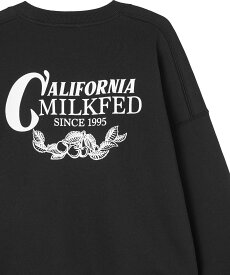 【SALE／30%OFF】MILKFED. CALIFORNIA MF SWT TOP ミルクフェド トップス スウェット・トレーナー ブラック レッド グリーン グレー【送料無料】