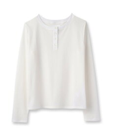 DRESSTERIOR upper hights(アッパーハイツ)シアーヘンリーネックロンT ドレステリア トップス カットソー・Tシャツ ホワイト ブラック【送料無料】