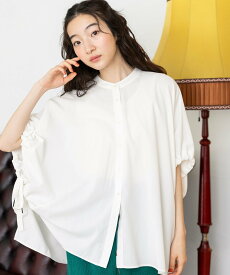 【SALE／30%OFF】niko and ... ケアイージーコタットチュニックシャツ ニコアンド トップス シャツ・ブラウス グレー ホワイト ブルー