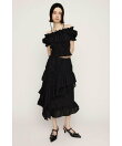 COTTON LACED WRAP DESIGN ロングスカート
