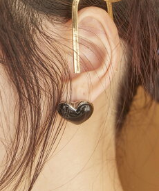 【SALE／40%OFF】Casselini Casselini(キャセリーニ)ハートピアス キャセリーニ アクセサリー・腕時計 ピアス レッド ブラック