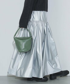 【SALE／40%OFF】BEAMS HEART WOMEN メタリック ティアード スカート ビームス アウトレット スカート ロング・マキシスカート ゴールド シルバー【送料無料】