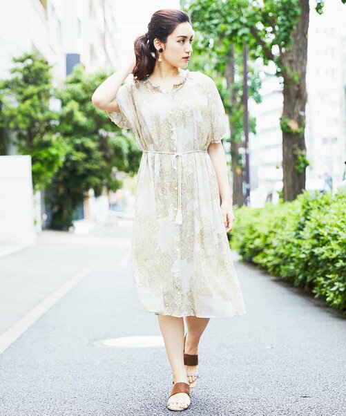 Eur3 洗える 大きいサイズ エスニック風ワンピース Rakuten Fashion 楽天ファッション 旧楽天ブランドアベニュー 4250