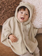 gelato pique 【ONLINE限定カラーあり】【BABY】パウダーベアポンチョ ジェラートピケ トップス パーカー…