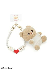 SNIDEL HOME 【BUTTERBEAR】スマホストラップ スナイデルホーム インナー・ルームウェア その他のインナー・ルームウェア ホワイト【送料無料】