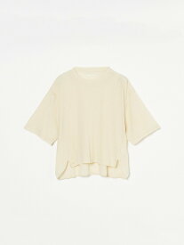 three dots Soft sheer cotton loose tee スリードッツ トップス カットソー・Tシャツ ホワイト ブラック イエロー ブルー【送料無料】