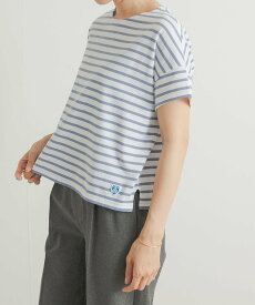 【SALE／10%OFF】URBAN RESEARCH DOORS 『一部別注カラー』ORCIVAL BOATNECK SHORT-SLEEVE PULLOVER アーバンリサーチドアーズ トップス カットソー・Tシャツ ホワイト【送料無料】