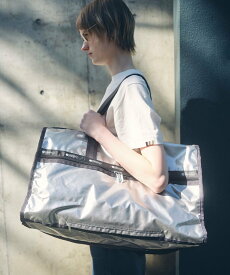 【SALE／30%OFF】ADAM ET ROPE' FEMME 【LeSportsac for ADAM ET ROPE'】Exclusive Deluxe LG Weekender アダムエロペ バッグ ボストンバッグ シルバー【送料無料】