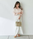 【miki監修・最強デートBAG】レザーワイドトートバッグ