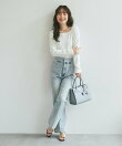 【miki監修・最強デートBAG】レザーワイドトートバッグ