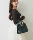 【miki監修・最強デートBAG】レザーワイドトートバッグ