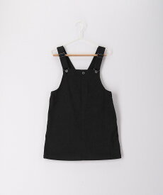 【SALE／40%OFF】ROPE' PICNIC 【KIDS】リンクコーデ/綿ストレッチジャンパースカート ロペピクニック ワンピース・ドレス ジャンパースカート ブラック ブラウン