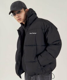 BEN DAVIS / WHITE LABEL 【BEN DAVIS(ベンデイビス)】BD PUFFER JACKET / ジャケット 中綿 ダウン パファー ドローコード 刺繍 ナバル ジャケット・アウター ダウンジャケット・ダウンベスト ホワイト ブラック ブラウン【送料無料】