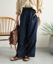 インド ラメドット刺繍 イージーパンツ/ドットパンツ<セットアップ対応> 全4色
