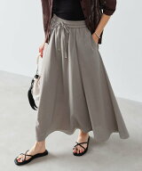 UNITED ARROWS green label relaxing 【結論シリーズ】ドライクロス フレアスカート マシンウォッシャブ…