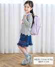 リボンチュールフリル付きリュック(M~L)