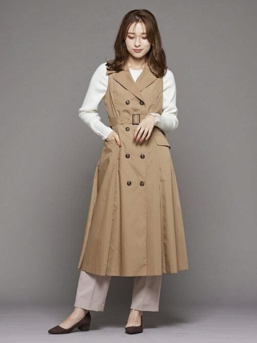 Queens Court 2wayベルト付きジレワンピース 洗濯機で洗える Rakuten Fashion 楽天ファッション 旧楽天ブランドアベニュー Dj1253