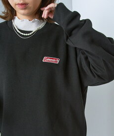 【SALE／50%OFF】Coleman coleman/ヘビーデューティーワンポイントロゴスウェット セットアップセブン トップス スウェット・トレーナー ホワイト ブラック ネイビー ブラウン