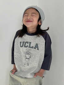 【SALE／10%OFF】CIAOPANIC TYPY 【WEB限定】【KIDS】【UCLA】TYPY別注プリントラグランロンTee チャオパニックティピー トップス カットソー・Tシャツ グレー ネイビー
