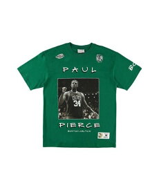 Mitchell & Ness ポール・ピアース セルティックス ヘビーウェイト プレミアム プレイヤー ショートスリーブ NBA HEAVYWEIGHT PREMIUM PLAYER TEE ルーキーユーエスエー トップス カットソー・Tシャツ グリーン【送料無料】