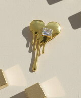 【SALE／25%OFF】styiro styiro/ビジューメルトハートメタルブローチ イストワール アクセサリー・腕時計…