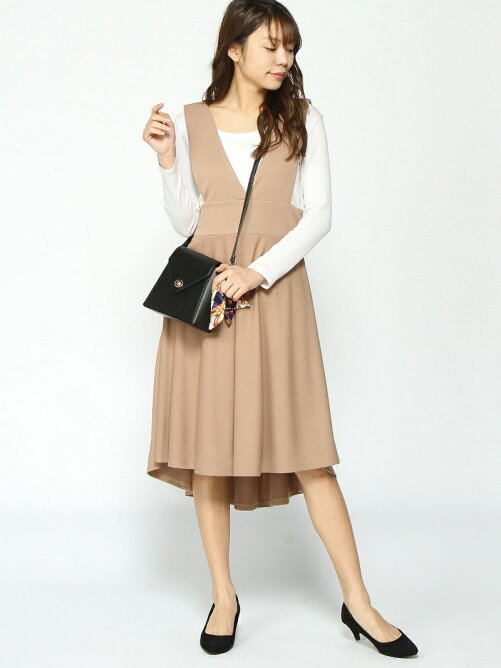 Slender ジャンパースカートワンピース Rakuten Fashion 楽天ファッション 旧楽天ブランドアベニュー R
