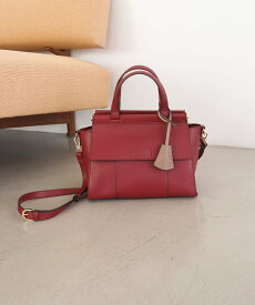 MIAN 【2way/シーズンレス/ロングセラー】ANNABEL / ダブルフラップ2wayハンドバッグ トライシル バッグ ハンドバッグ ブラウン グリーン ホワイト レッド ブラック イエロー【送料無料】