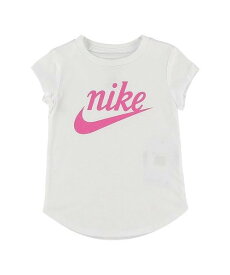 NIKE トドラー(85-100cm) Tシャツ NIKE(ナイキ) SCRIPT FUTURA S/S TEE ルーキーユーエスエー トップス カットソー・Tシャツ ピンク ホワイト