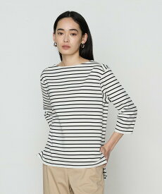 【SALE／30%OFF】COMME CA コットンスーピマボーダー カットソー コムサ トップス カットソー・Tシャツ ホワイト【送料無料】