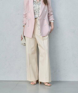 UNITED ARROWS �`�m ���C�h�p���c ���i�C�e�b�h�A���[�Y �p���c �`�m�p���c �z���C�g �x�[�W���y���������z