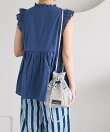 別注ラメ メッシュ ショルダーバッグ