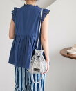 別注ラメ メッシュ ショルダーバッグ
