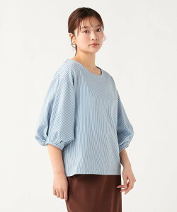 BEAMS HEART WOMEN �^�b�N �h���}���X���[�u �v���I�[�o�[ �r�[���X �n�[�g �g�b�v�X �J�b�g�\�[�ET�V���c �u���b�N �l�C�r�[�y���������z