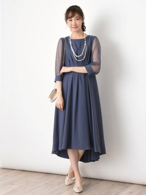 Interplanet Interplanet W 袖ドットチュールドレス Rakuten Fashion 楽天ファッション 旧楽天ブランドアベニュー Ay9255