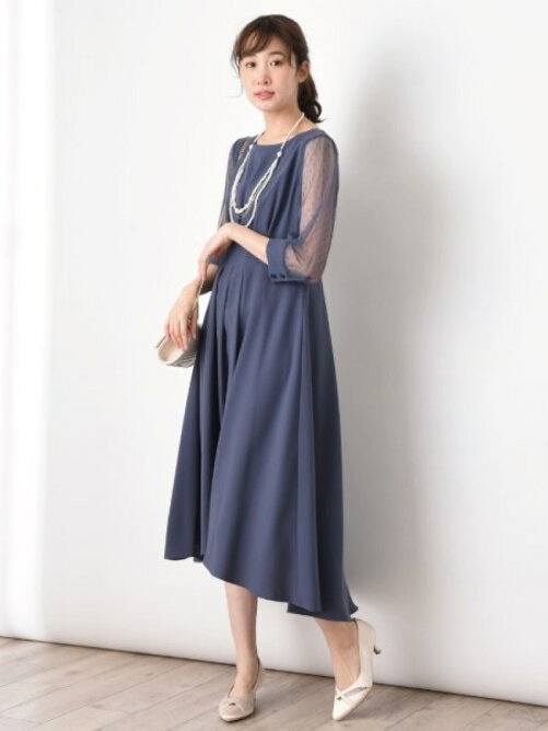 Interplanet Interplanet W 袖ドットチュールドレス Rakuten Fashion 楽天ファッション 旧楽天ブランドアベニュー Ay9255