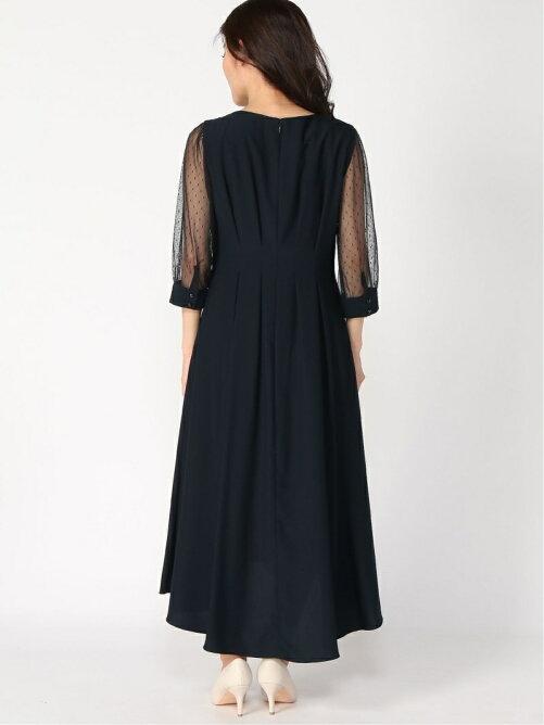 Interplanet Interplanet W 袖ドットチュールドレス Rakuten Fashion 楽天ファッション 旧楽天ブランドアベニュー Ay9255