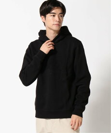 【SALE／50%OFF】GUESS (M)Beau Logo Hoodie Sweatshirt ゲス トップス パーカー・フーディー ブラック ホワイト【送料無料】