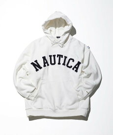 【SALE／20%OFF】NAUTICA Arch Logo Sweat Hoodie 2.2 フリークスストア トップス パーカー・フーディー ホワイト グレー グリーン ネイビー【送料無料】