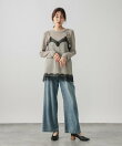 【玉井詩織さん着用】チュールフロッキー2WAYプルオーバー/1046122