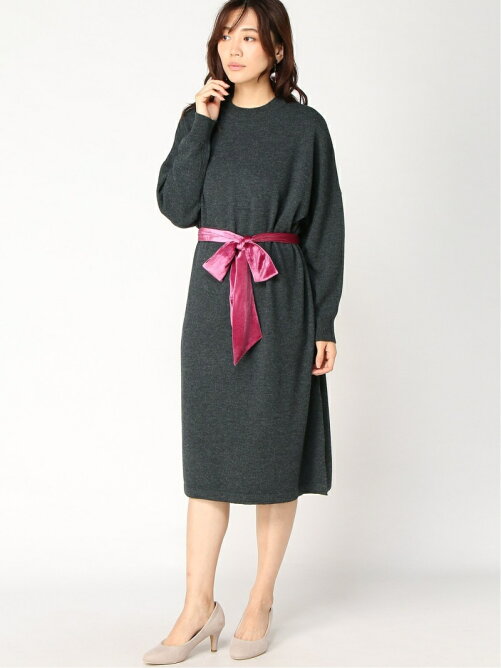 Fashfren ベロアリボンニットワンピース Rakuten Fashion 楽天ファッション 旧楽天ブランドアベニュー V255