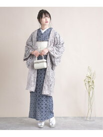 Nico@ntique Nico @ntique/(W)レース羽織 単品 ニコアンティーク フリーサイズ 国産生地 レディース グレー系 ウタタネ 着物・浴衣・和装小物 浴衣 グレー【送料無料】