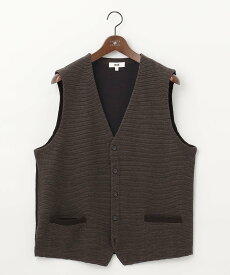 【SALE／70%OFF】JOSEPH ABBOUD 【キングサイズ・驚きの軽量ウール】KARLKARL ニットベスト ジョセフアブード トップス ベスト・ジレ ブラウン ネイビー グレー【送料無料】