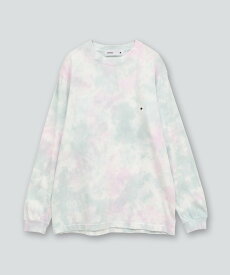 CONVERSE TOKYO TIE DYE STAR★ PATCH LONGSLEEVE TEE コンバーストウキョウ トップス カットソー・Tシャツ グリーン パープル【送料無料】