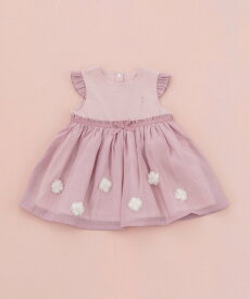 組曲 KIDS 【80~100cm】ベビーフラワー ドレス クミキョク ワンピース・ドレス ドレス ピンク パープル【送料無料】