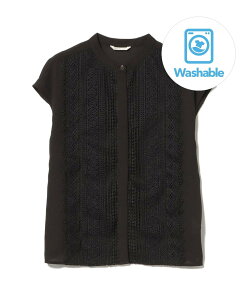 BEAMS HEART WOMEN �t�����g ���[�X �t�����` �u���E�X �r�[���X �n�[�g �g�b�v�X �V���c�E�u���E�X �C�G���[ �z���C�g �u���b�N�y���������z