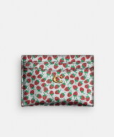 COACH エッセンシャル カード ケース・ストロベリー プリント コーチ 財布・ポーチ・ケース 名刺入れ・カ…