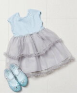 【SALE／50%OFF】apres les cours チュールドッキングワンピース エフオーオンラインストア ワンピース・…