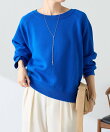 【前後2WAY/9色展開】スウェットライク2WAY ニット