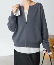 【前後2WAY/9色展開】スウェットライク2WAY ニット